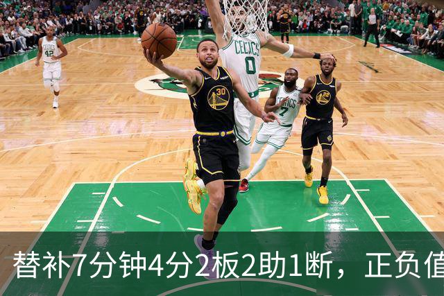 替补7分钟4分2板2助1断，正负值+13